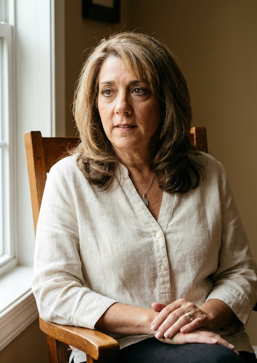Rev. Patty Lekawa seated by a window in warm light